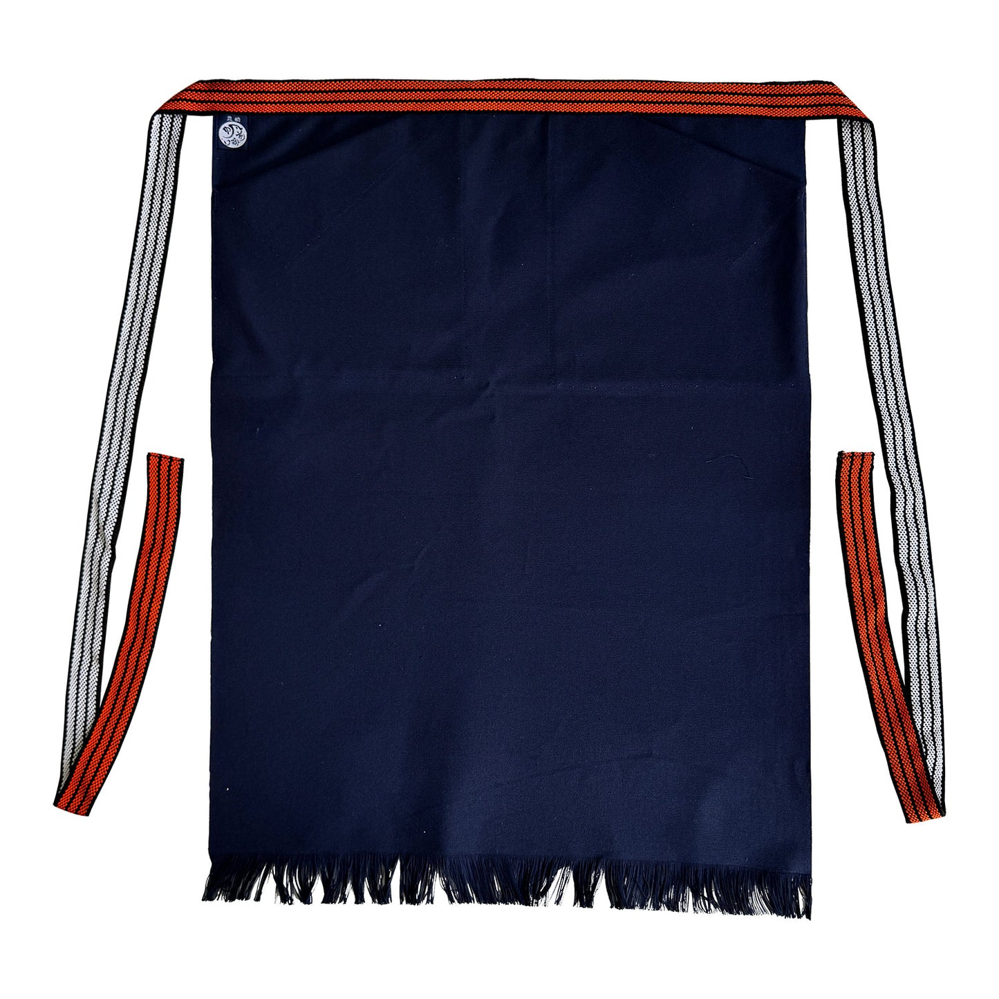 広巾男前帆前掛け 特織3番(綿100%) 紺 長寸(約54cm×72cm)