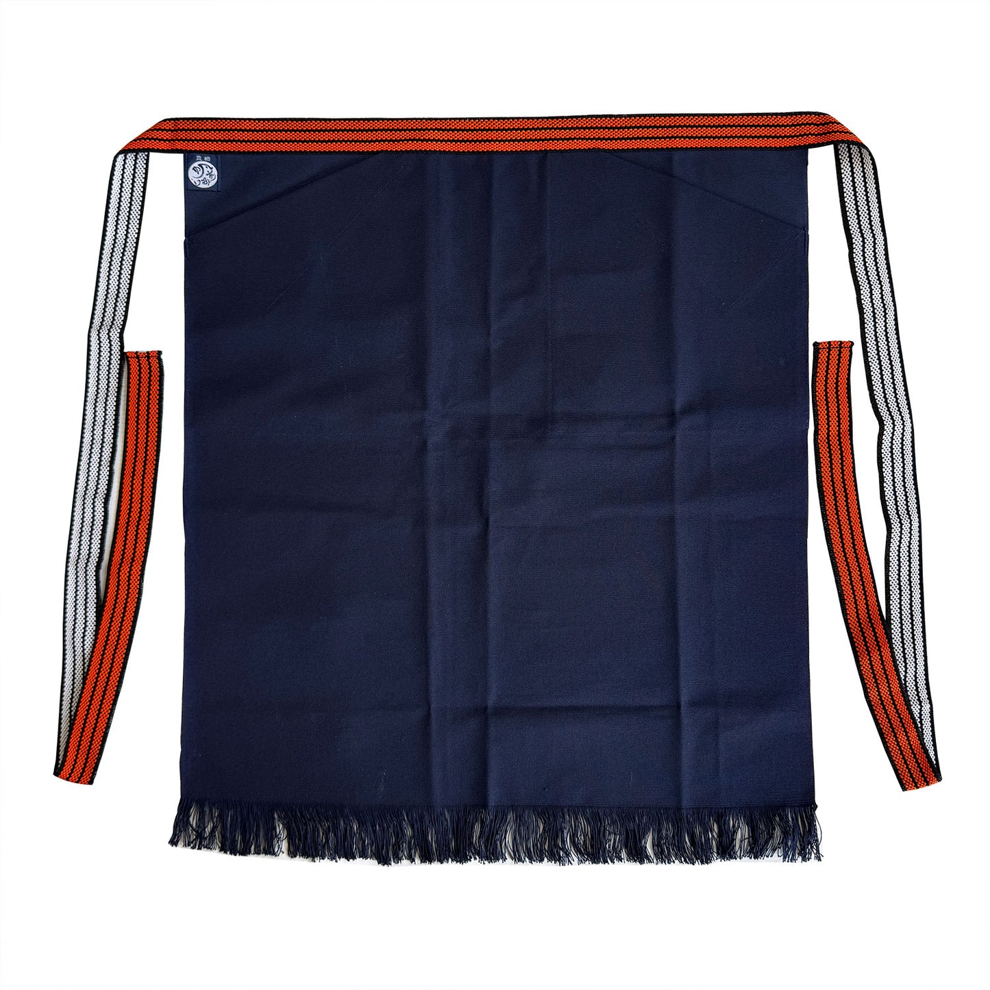 広巾男前帆前掛け 特織3番(綿100%) 紺 中寸(約54cm×62cm)