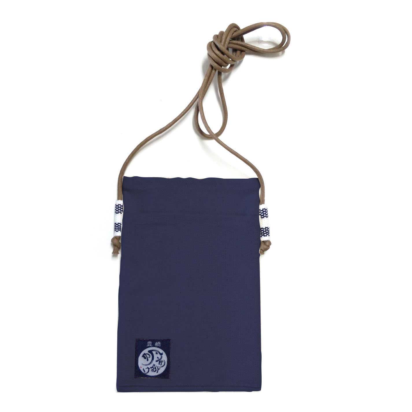 【日本製】帆前掛け生地使用 スマホ入れ ショルダーポーチ サイズ：約12x17.5cm