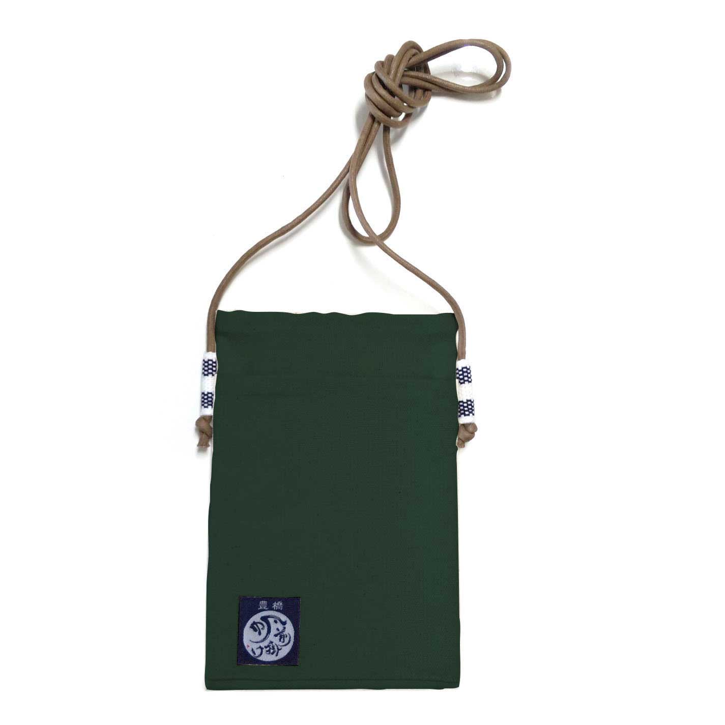 【日本製】帆前掛け生地使用 スマホ入れ ショルダーポーチ サイズ：約12x17.5cm