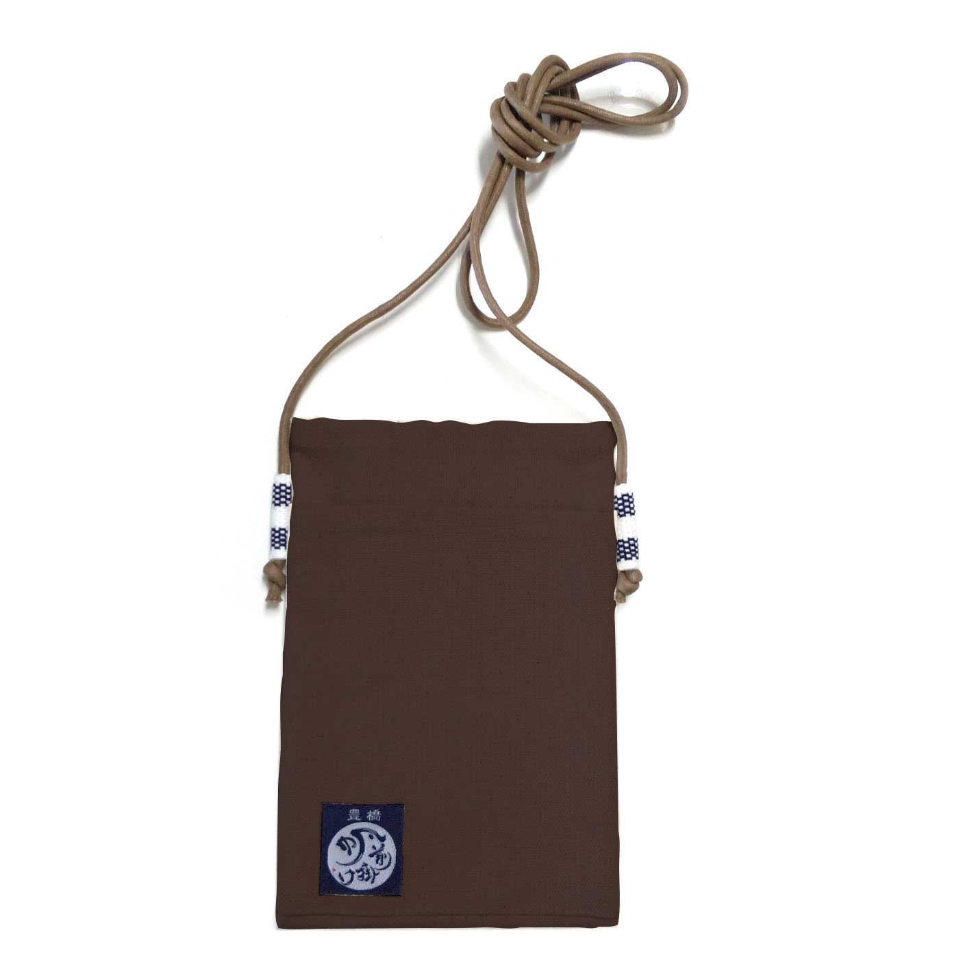 【日本製】帆前掛け生地使用 スマホ入れ ショルダーポーチ サイズ：約12x17.5cm