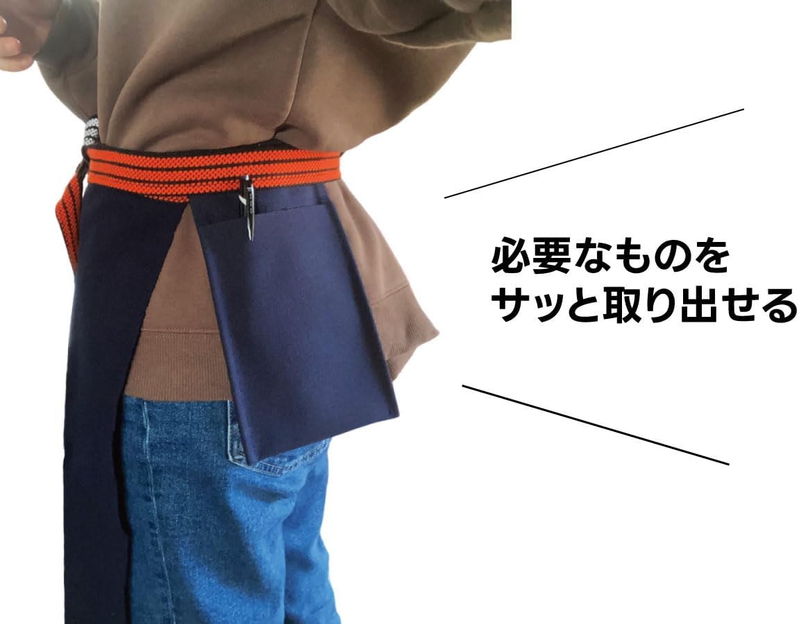 【日本製】豊橋帆前掛け生地 ベルトポーチ