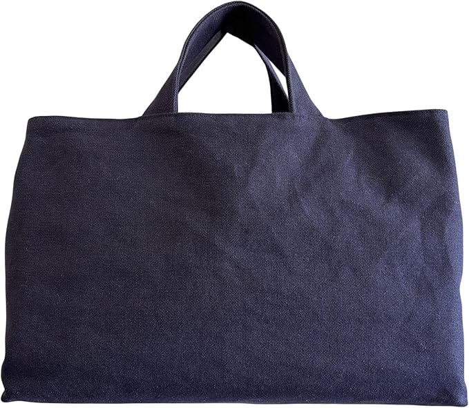 【日本製】豊橋帆前掛け生地 UPCYCLE フレックストートバッグ 自立 ランチトート ミニトート