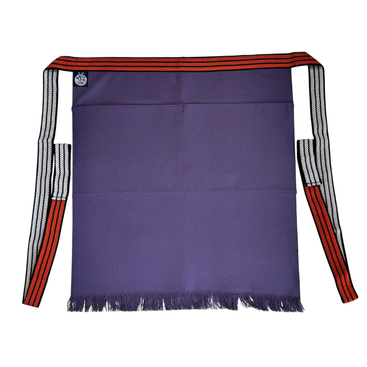 【日本製】豊橋帆前掛け 短寸(約50cm) 切り下げ２ポケット