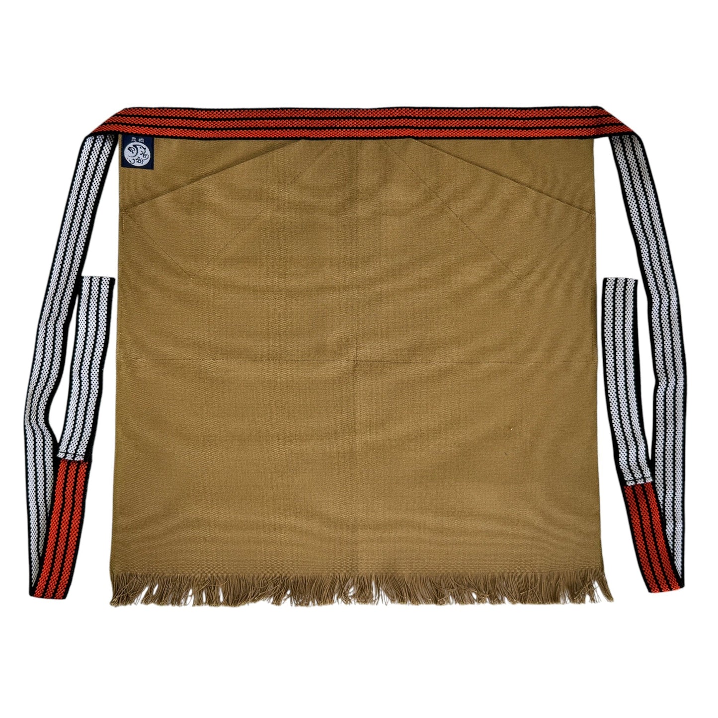 【日本製】豊橋帆前掛け 短寸(約48cm) 両ポケット仕様