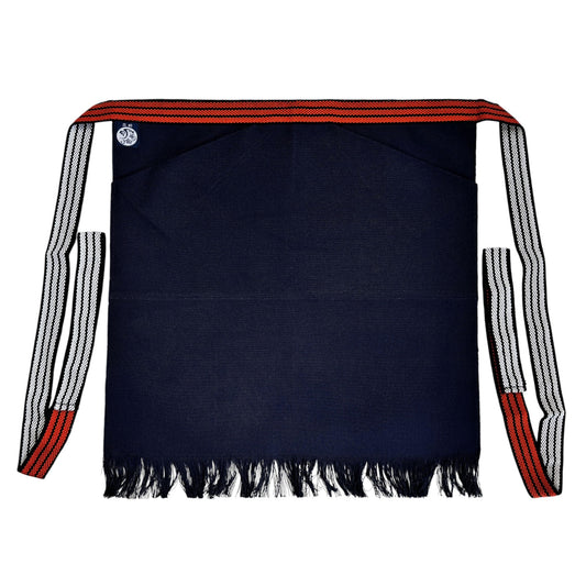 【日本製】豊橋帆前掛け 短寸(約48cm) 両ポケット仕様