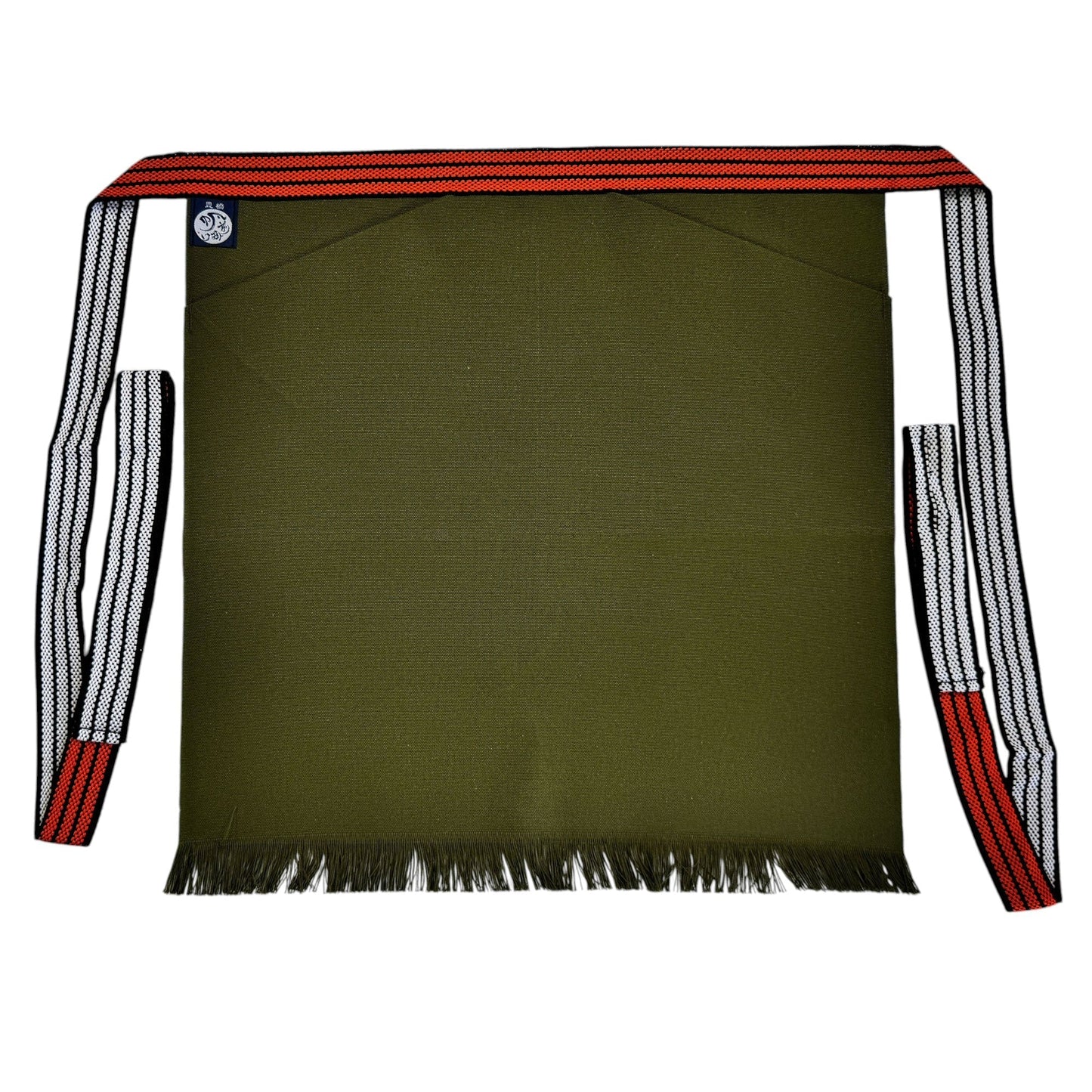 【日本製】豊橋帆前掛け 短寸(約48cm) 両ポケット仕様