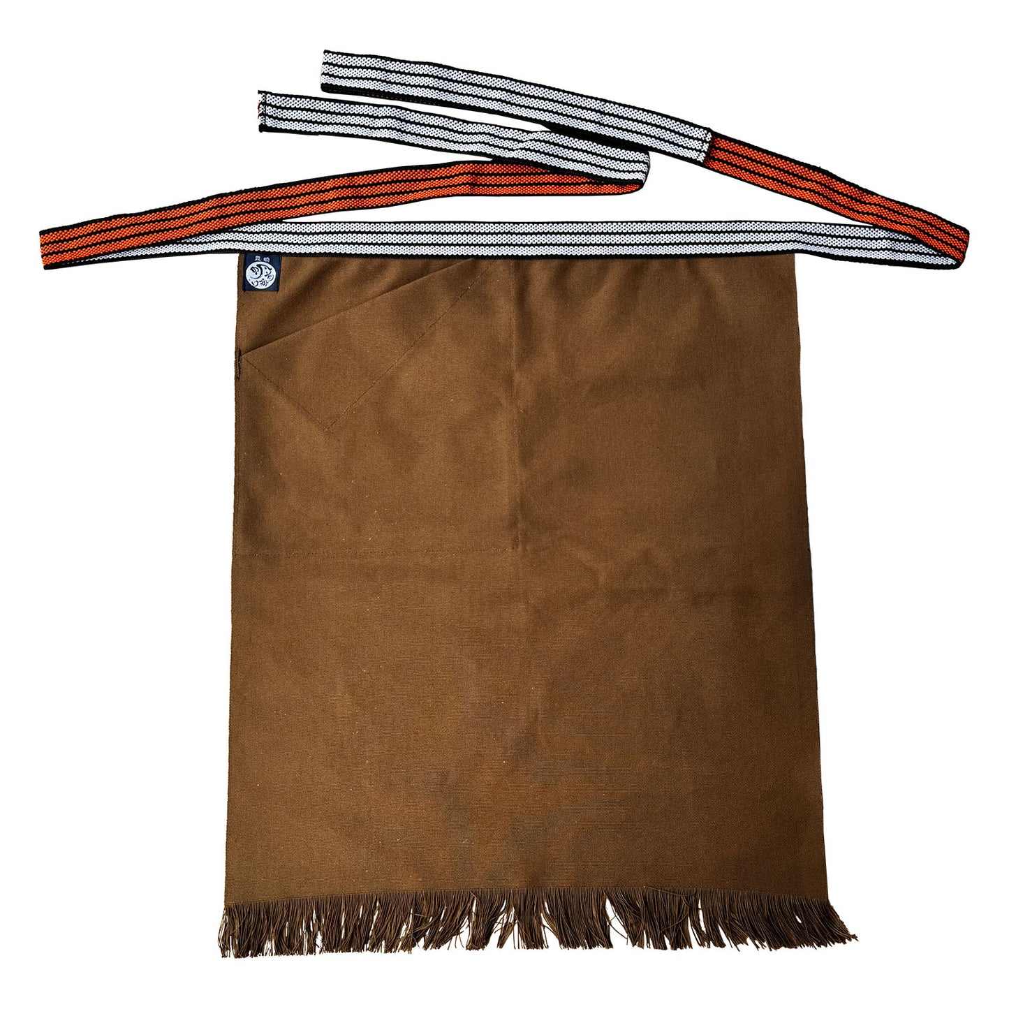 特織3番 帆前掛け 綿100％ 中寸 (長さ約55cm)