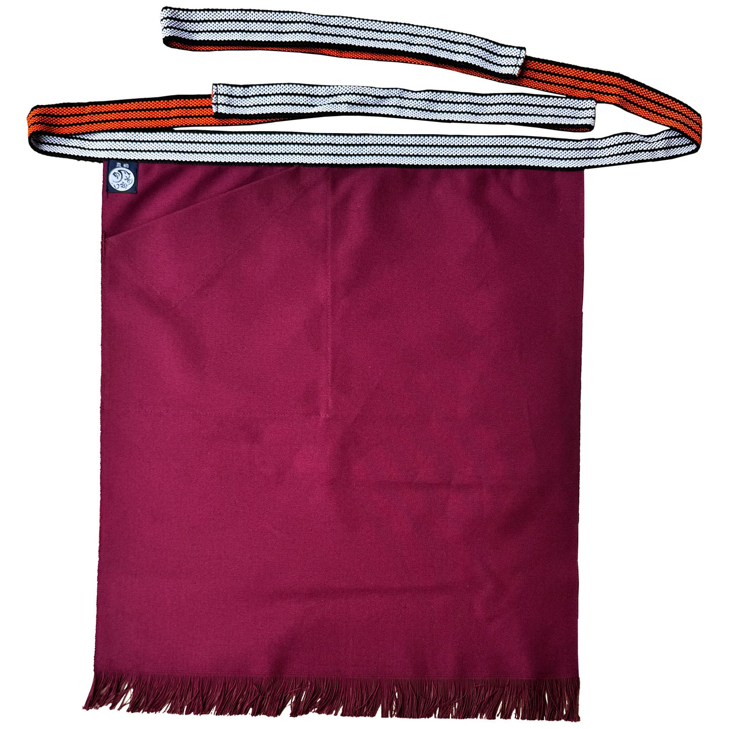 特織3番 帆前掛け 綿100％ 中寸 (長さ約55cm)