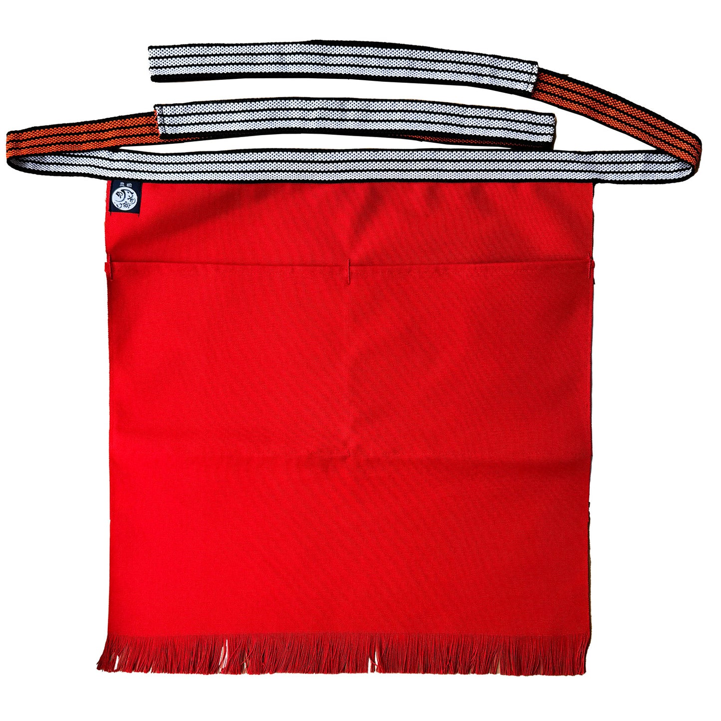 特織3番 帆前掛け 綿100％ 短寸切り下げ (長さ約50cm)