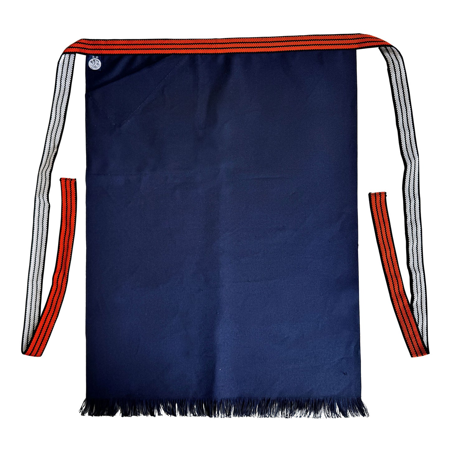 広巾男前帆前掛け 特織3番(綿100％) 紺　長寸(約54cm×72cm)