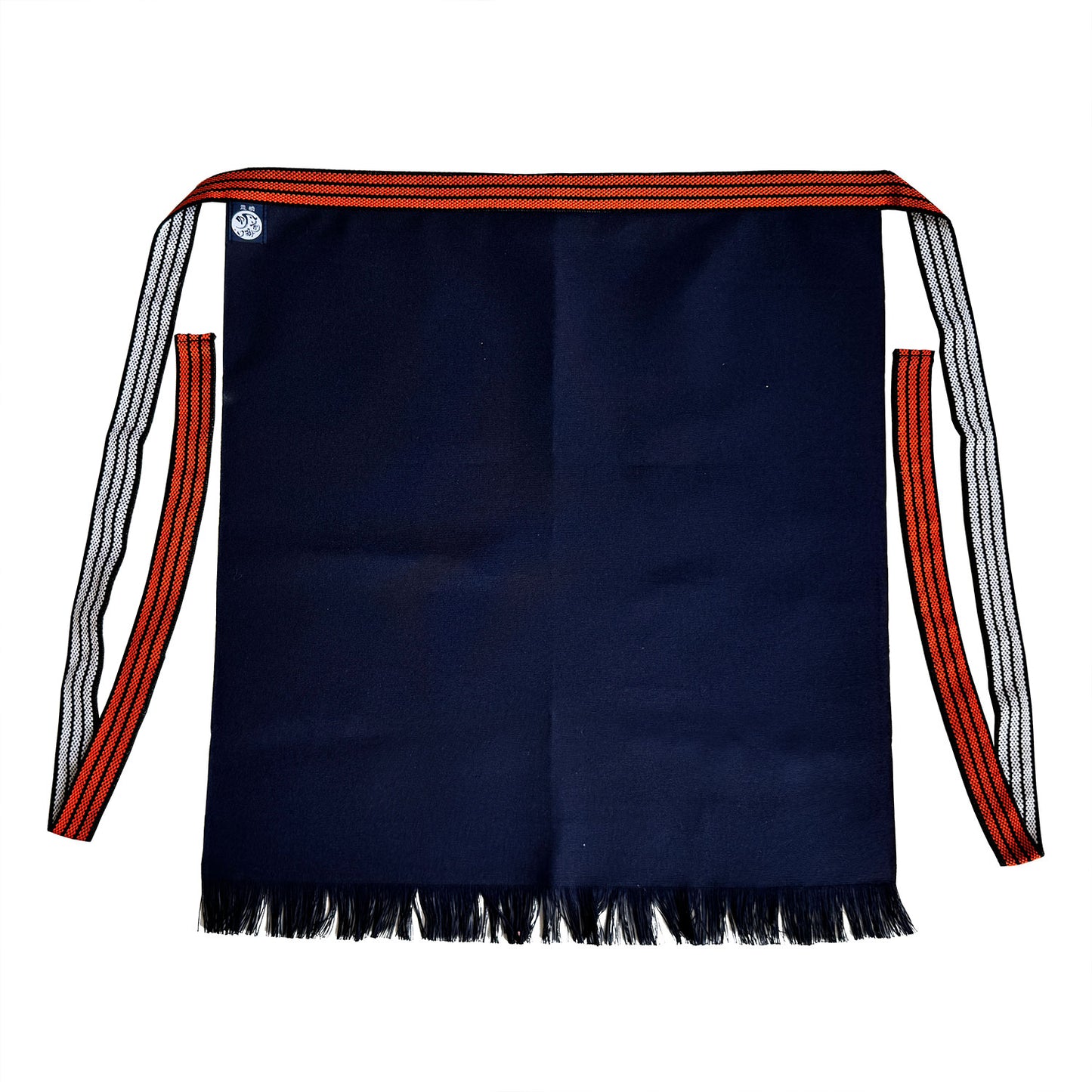 広巾男前帆前掛け 特織3番(綿100％) 紺　中寸(約54cm×62cm)