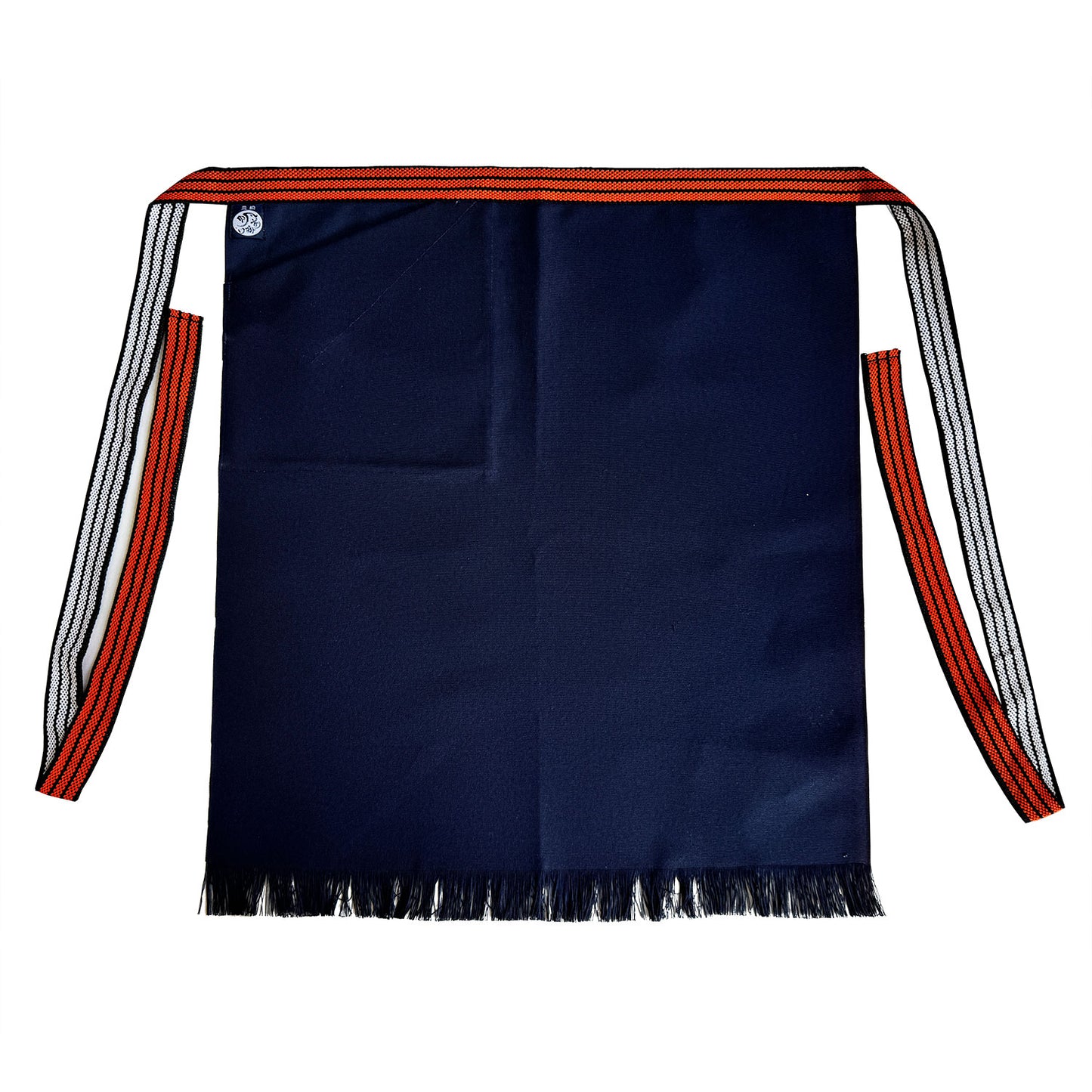 広巾男前帆前掛け 特織3番(綿100％) 紺　中寸(約54cm×62cm)